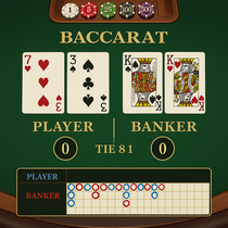 Mad Casino - Baccarat - Table Élégante